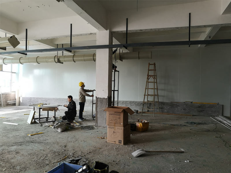 2018年8月深圳市頂成電子公司福建工廠裝修進(jìn)行中！